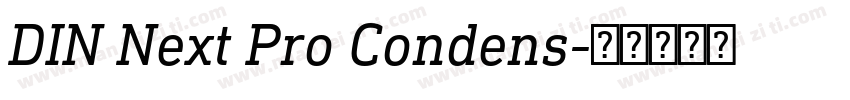DIN Next Pro Condens字体转换